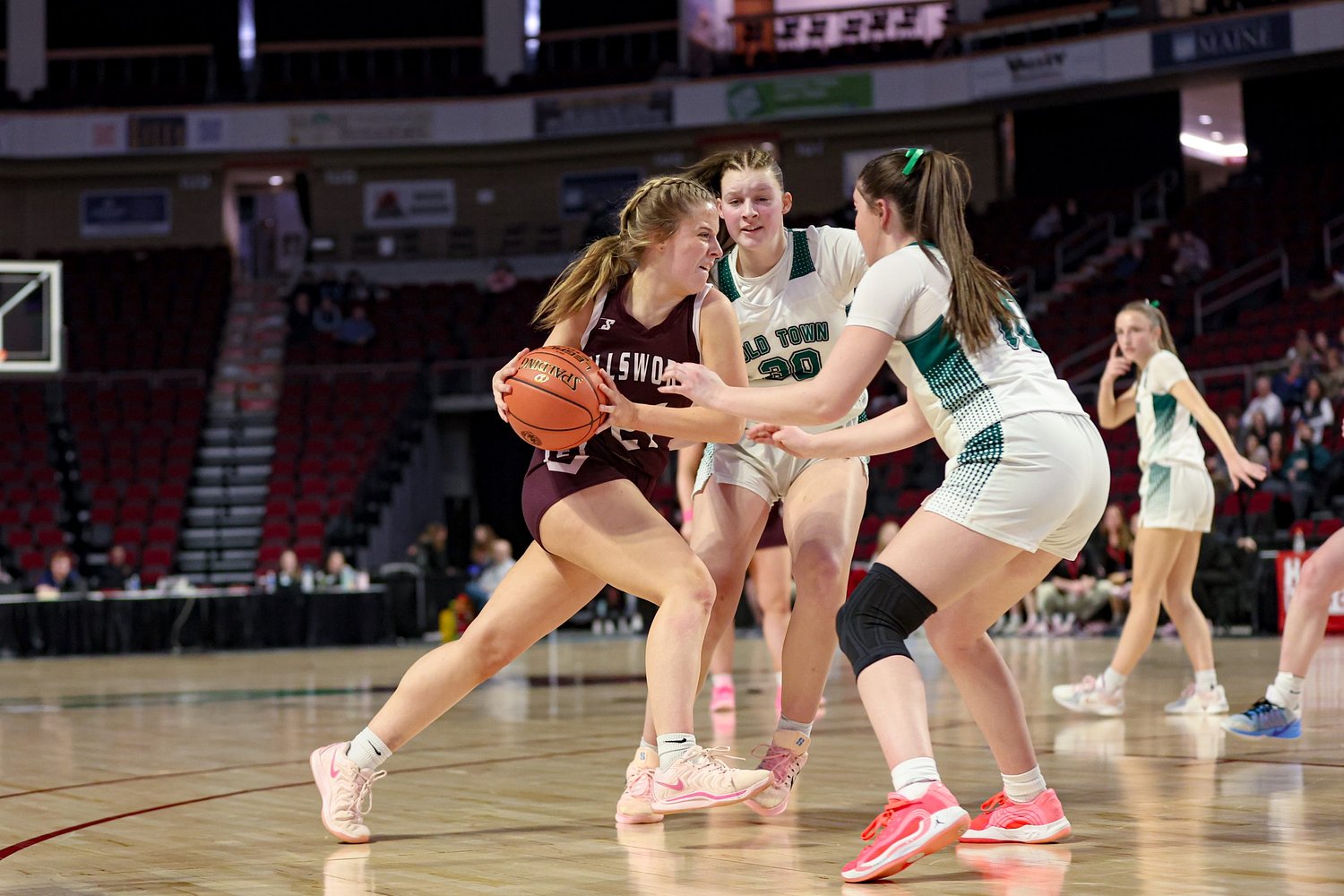 ‘That was unbelievable’: Ellsworth forward takes a charge to save the game 