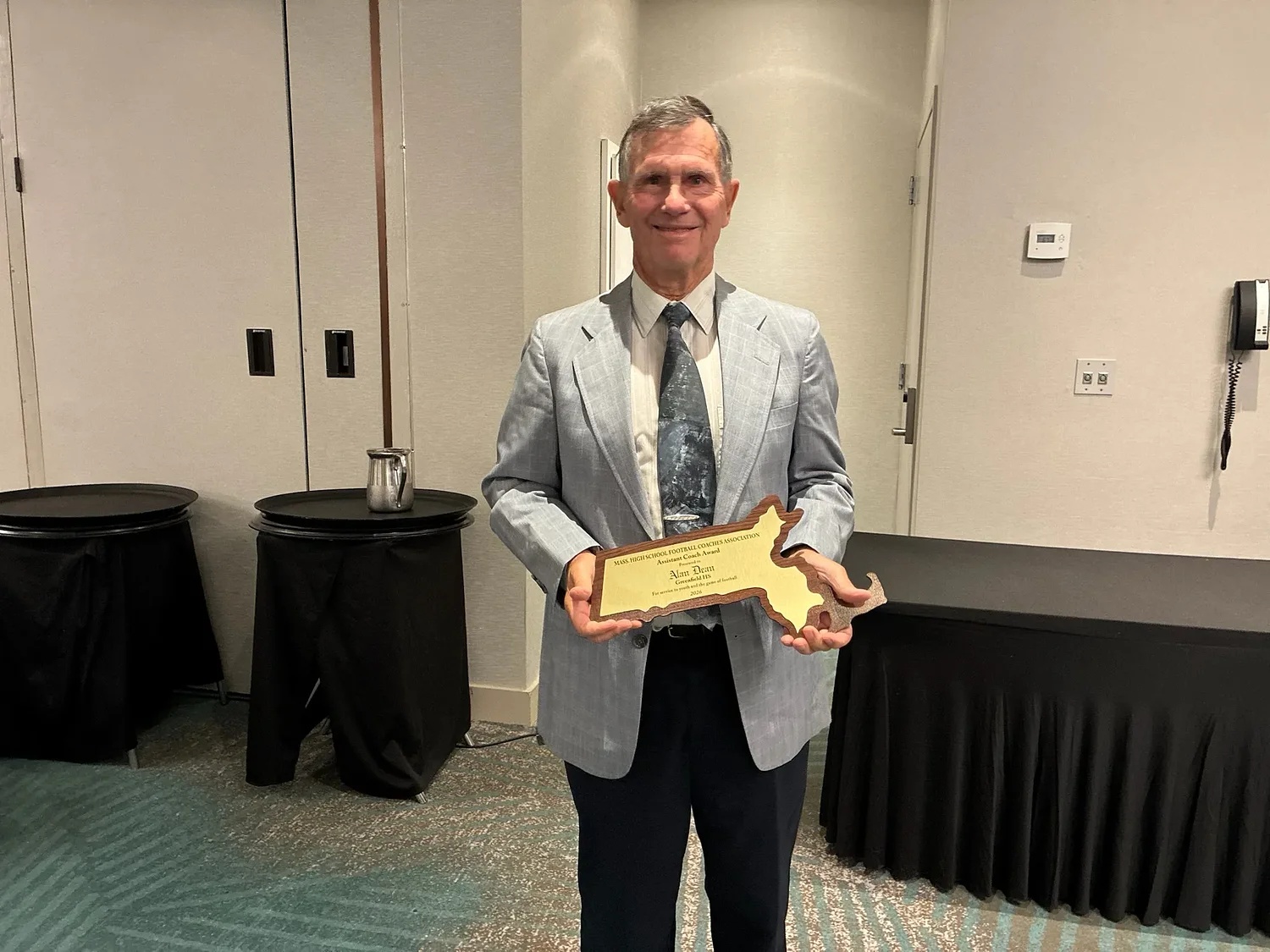 Greenfield’s Al Dean receives MHSFCA Hall of Fame induction