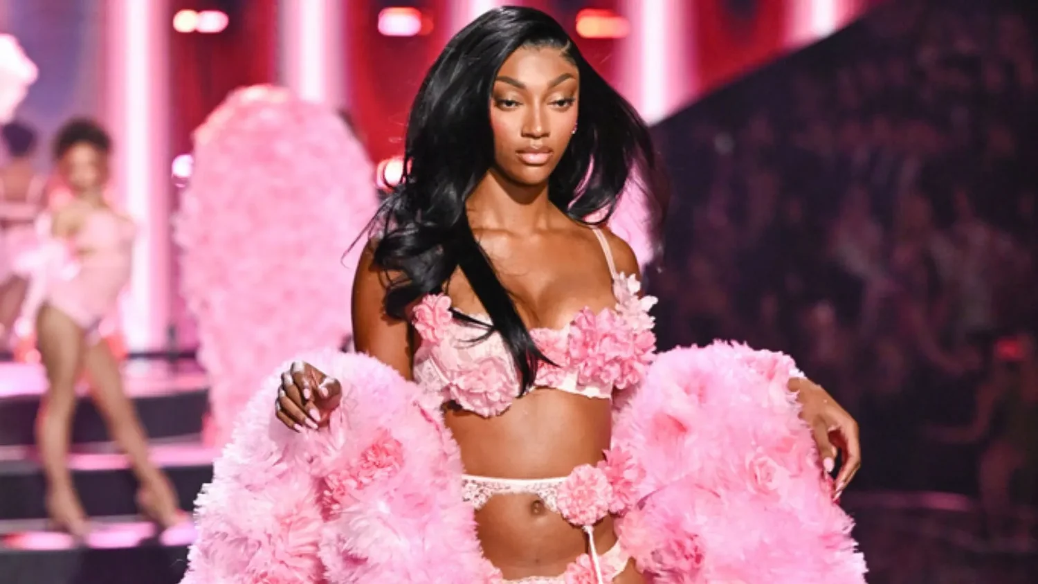 Angel Reese becomes first pro athlete to walk in Victoria's Secret Fashion Show