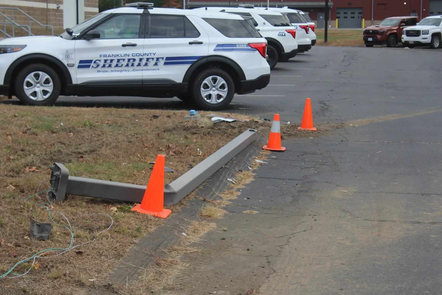 Woman faces DUI, destruction of property charges after incident at Montague Public Safety Complex
