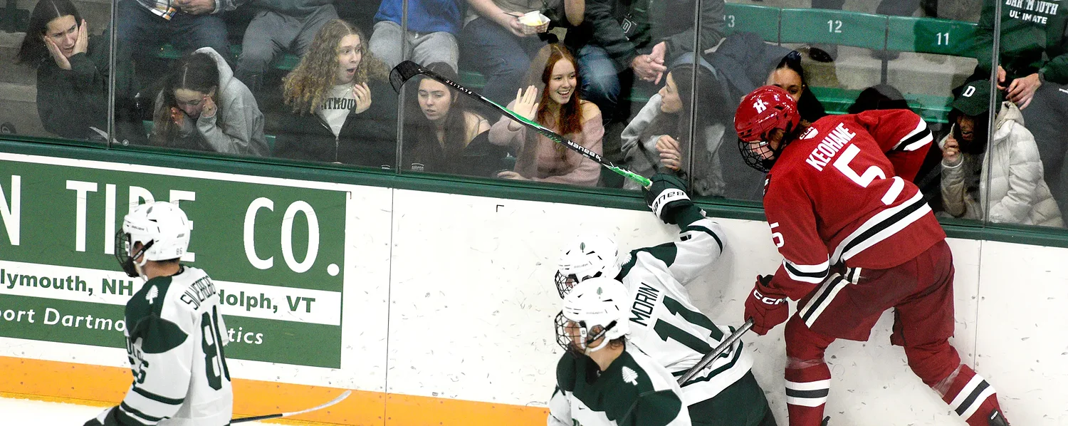 Big Green triumph over Harvard with late goal