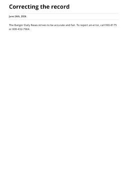 Correcting the record