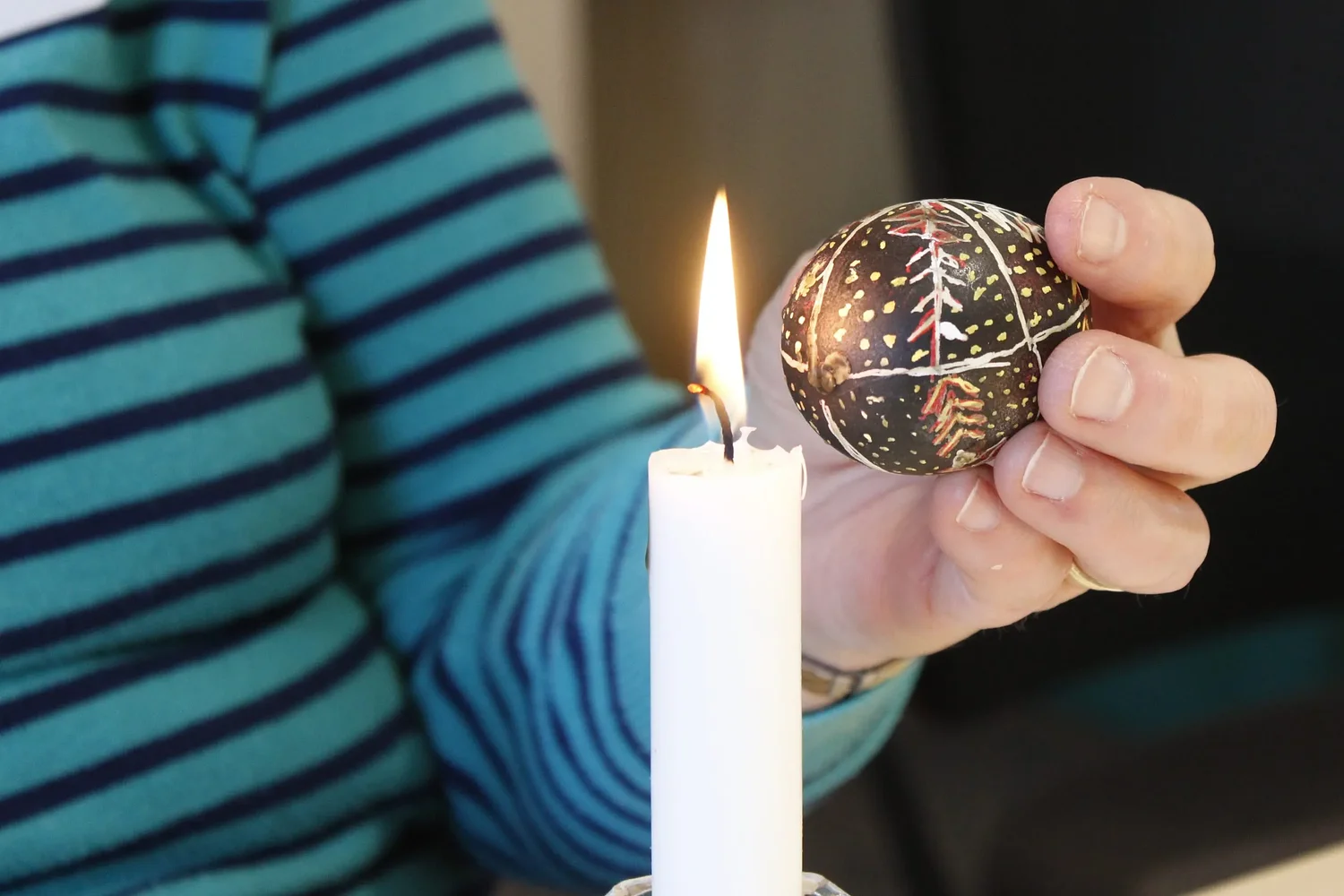 Eggs-ploring the Ukrainian tradition of pysanky at the Greenfield Public Library