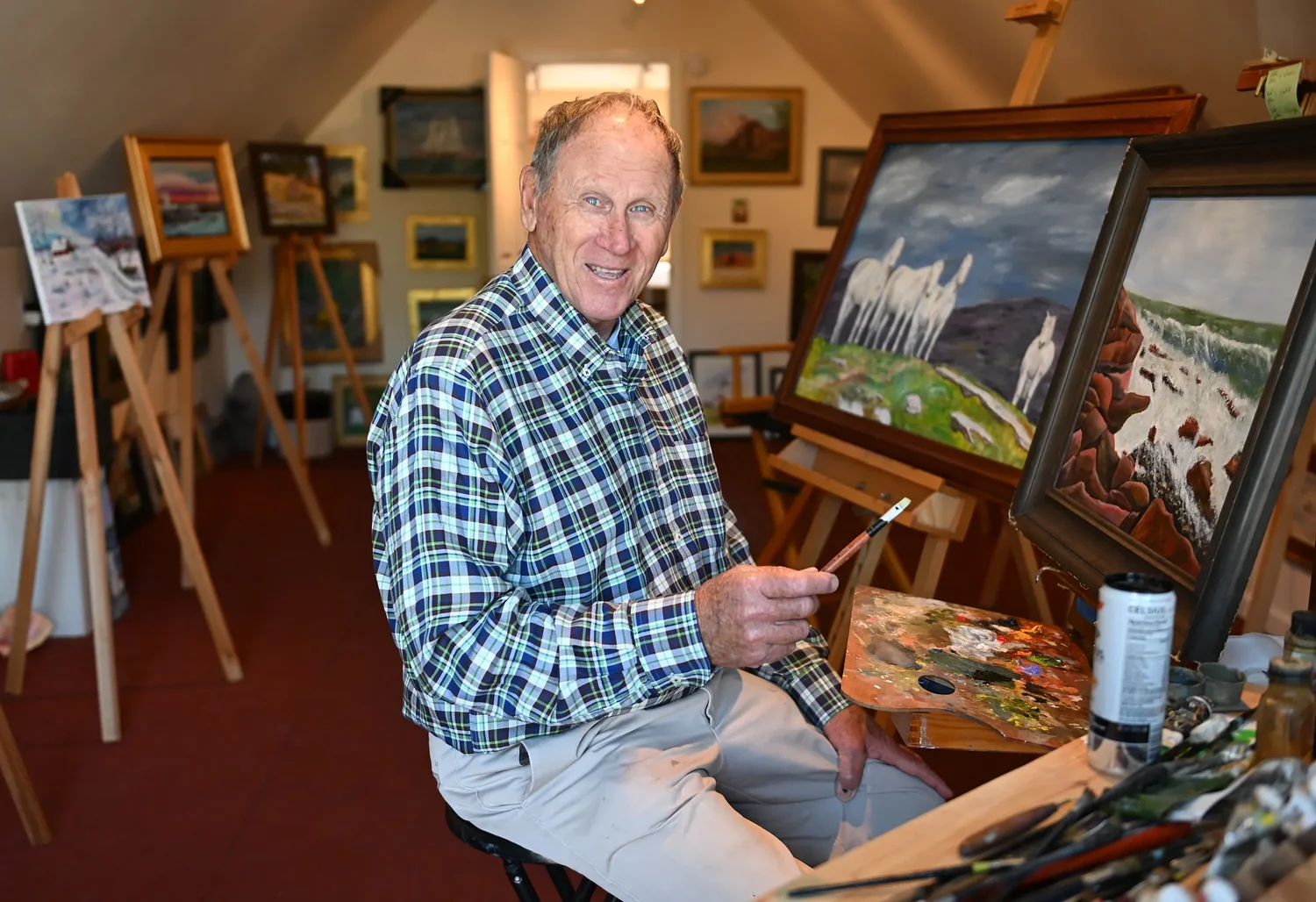 Bermuda woman finds painting in a bottle set adrift four years ago by Greenfield man