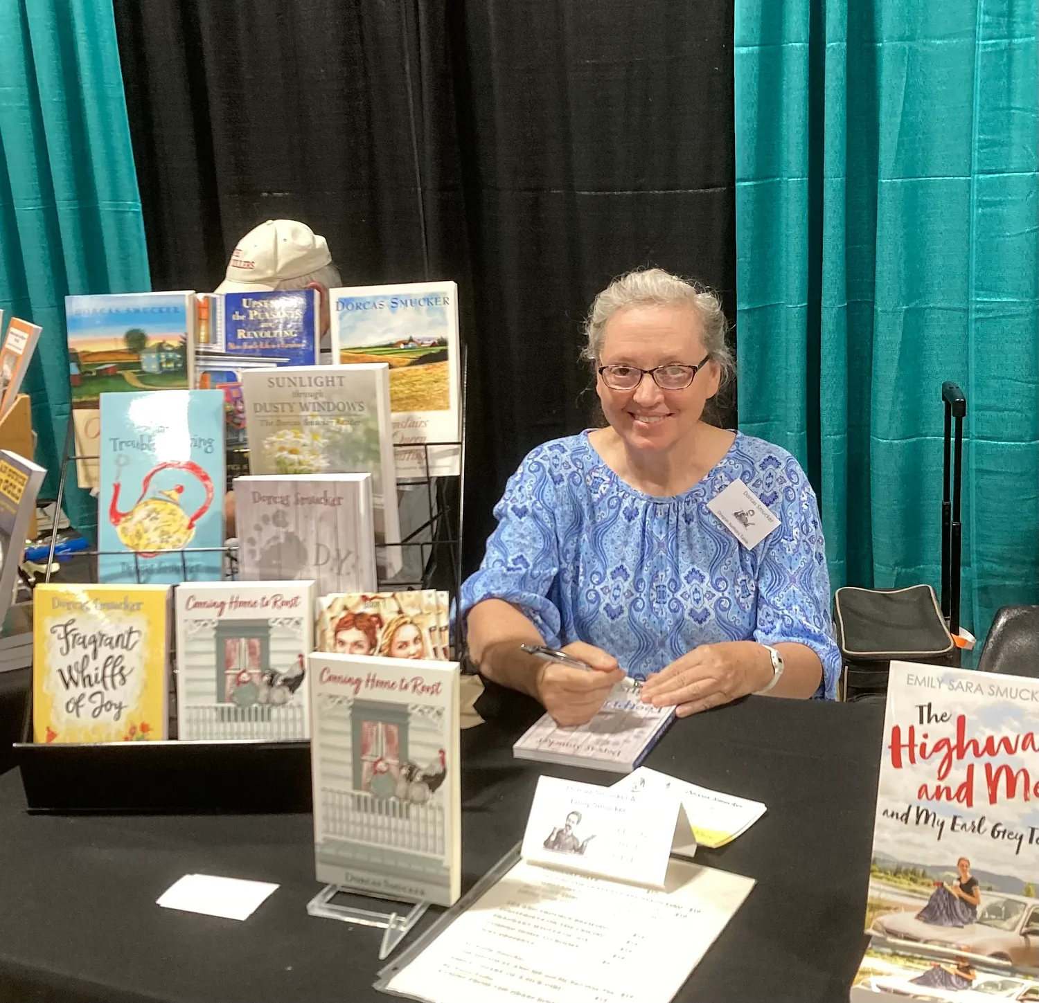 If you think writing a book is hard, try selling it at the county fair