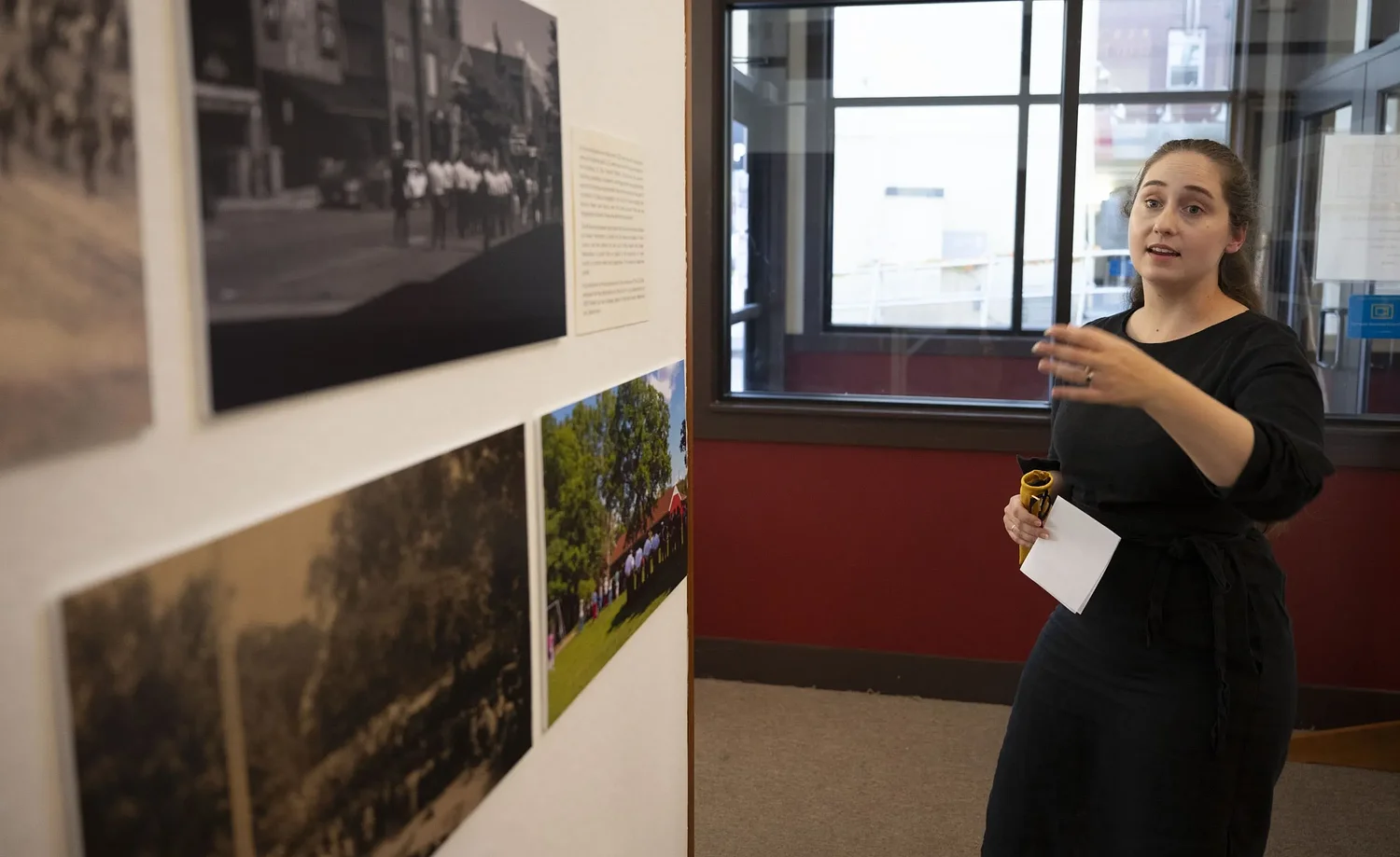 Through the lens of time: Amherst exhibit juxtaposes 1890s photos with modern portraits of community life