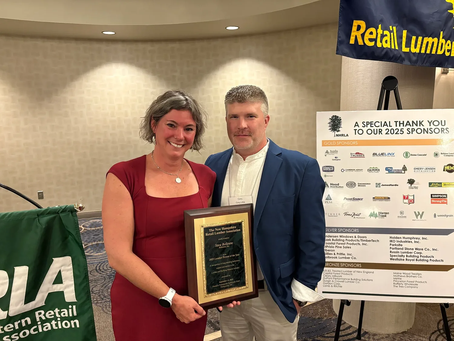 Sara Belletete named Lumber Person of the Year by NHRLA
