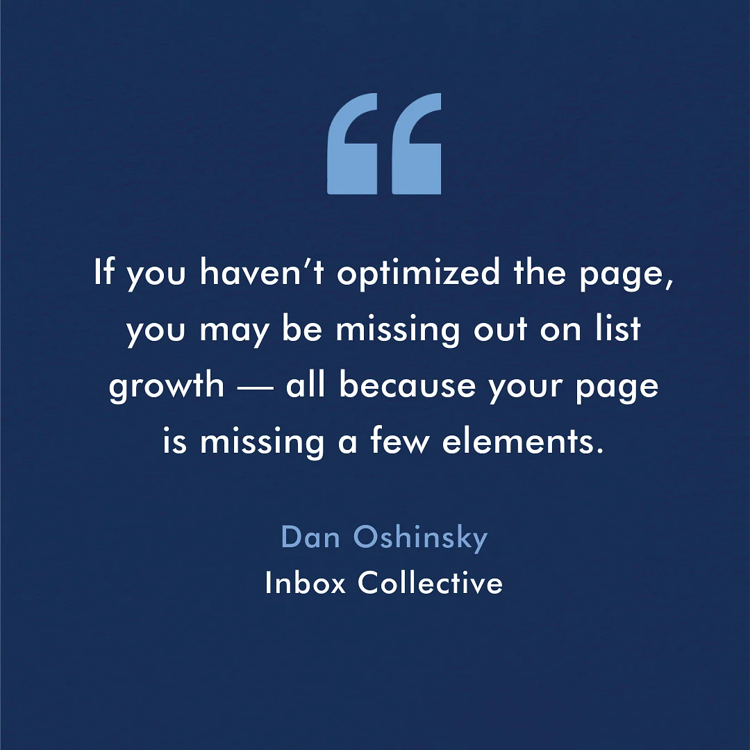 13 Questions to Ask to Improve Your Newsletter Sign-Up Page