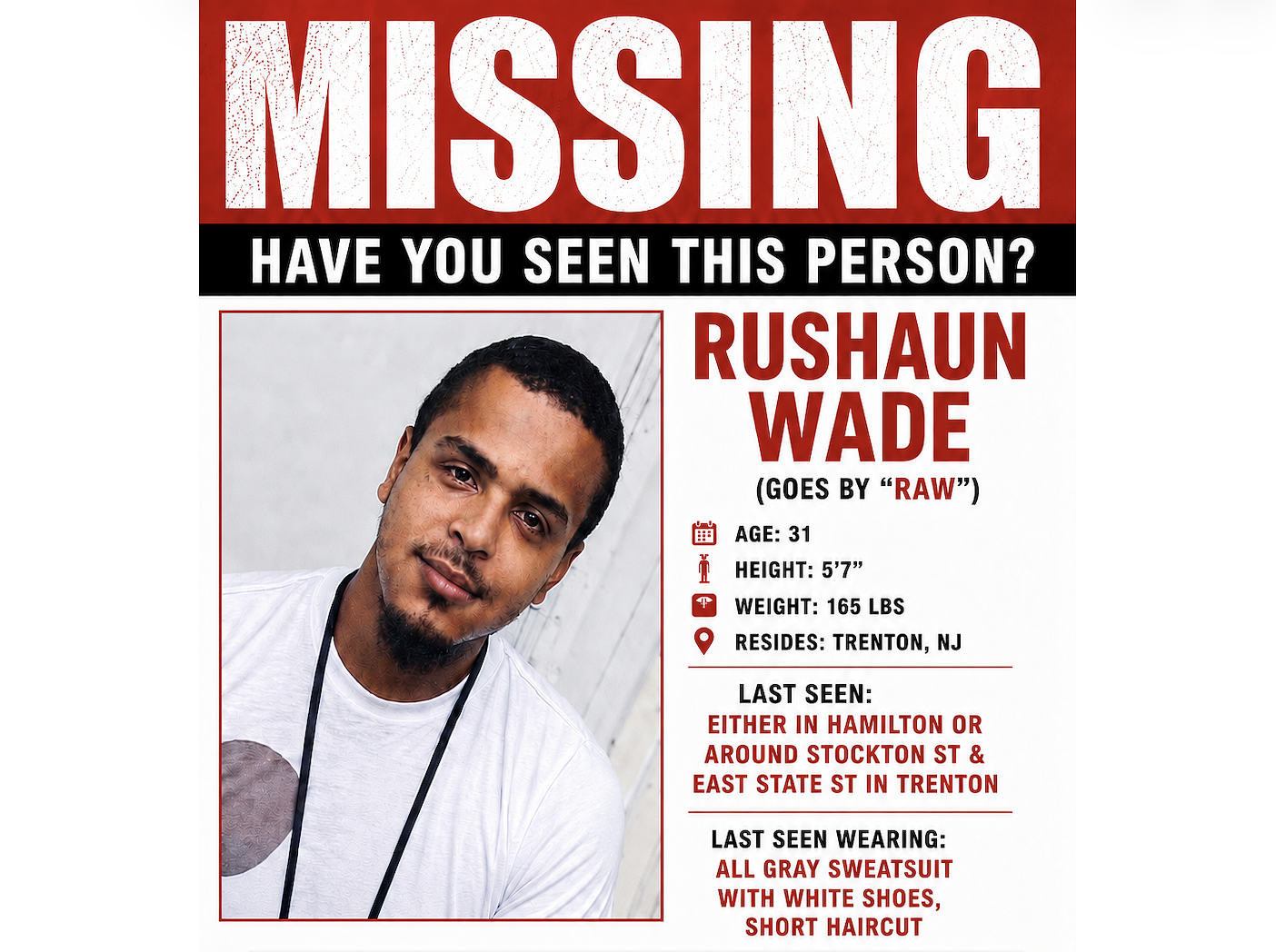 Family of 31-year-old N.J. man missing for a month asks public for hlep