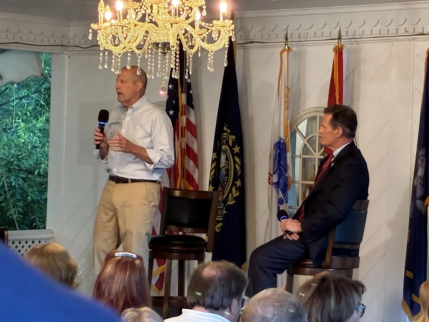 Brown and Sununu discuss ties to Trump during NH debate