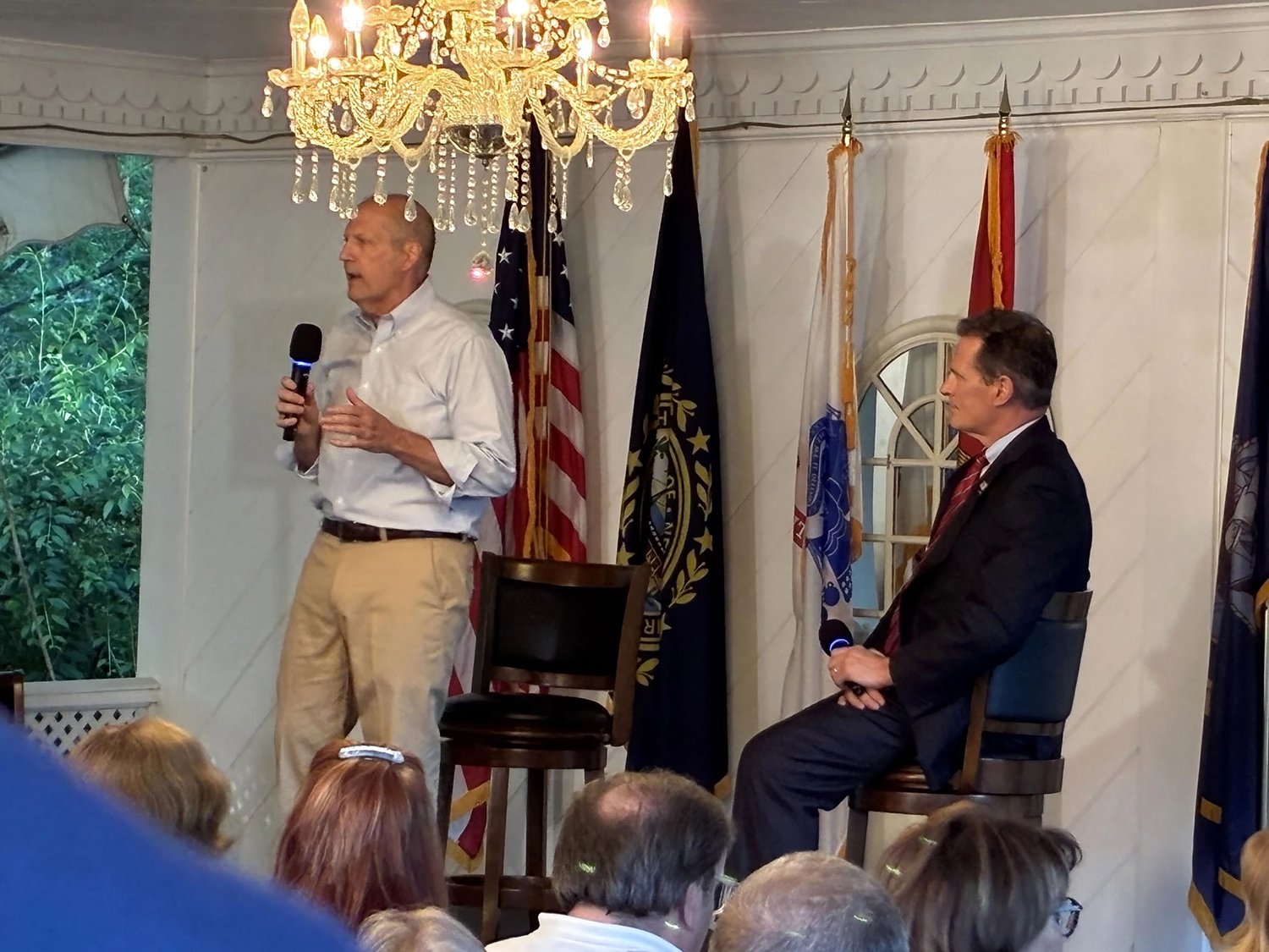 Brown and Sununu discuss ties to Trump during NH debate