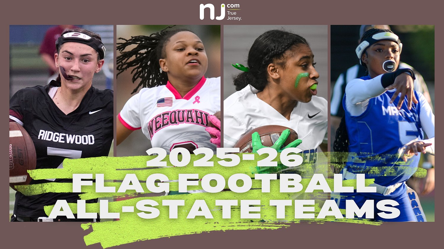 N.J. flag football All-State and full postseason honors for 2026