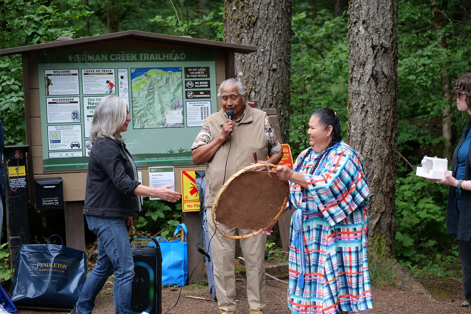 New spider discovered in Columbia River Gorge receives a Yakama naming ceremony
