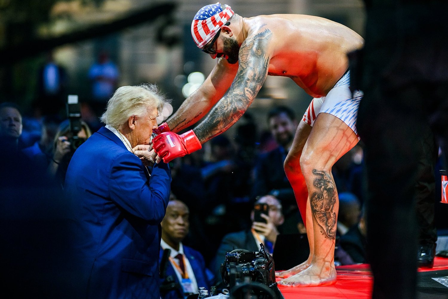 UFC Freedom 250 winner hurls nasty remark at Michelle Obama as Trump watches on White House lawn