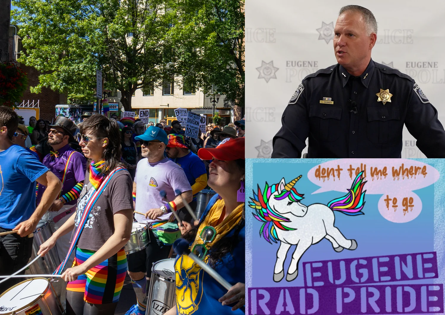 What to know about Eugene Pride, from the unaffiliated replacement march to police response
