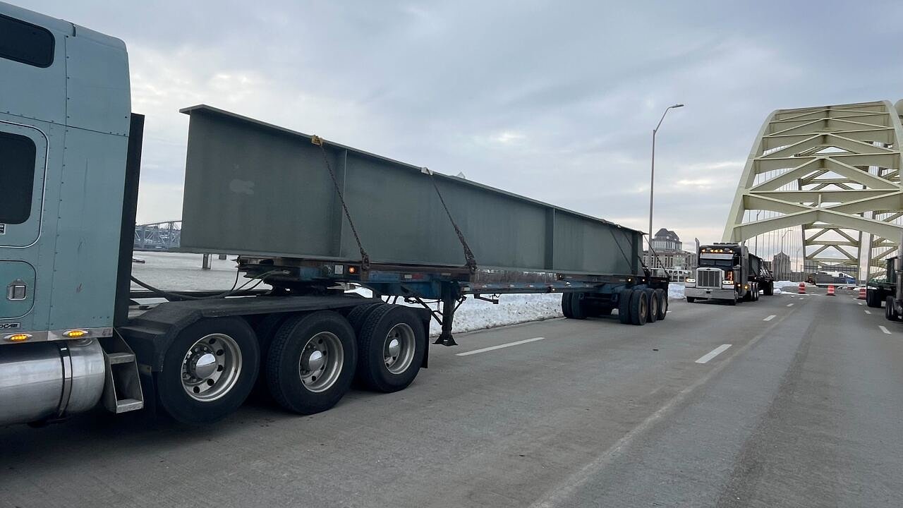 Big Mac Bridge repair: First steel girders needed for construction arrive