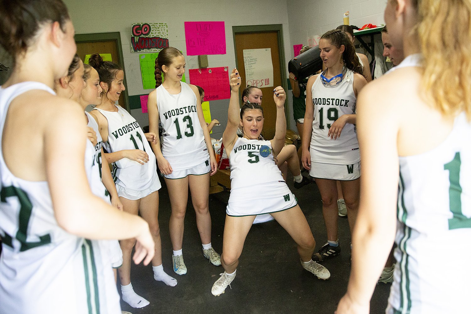 Rain delay for Woodstock girls lacrosse team