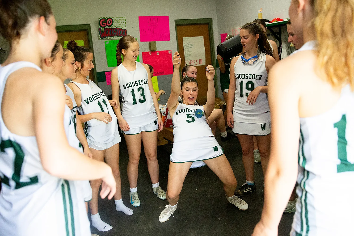 Rain delay for Woodstock girls lacrosse team