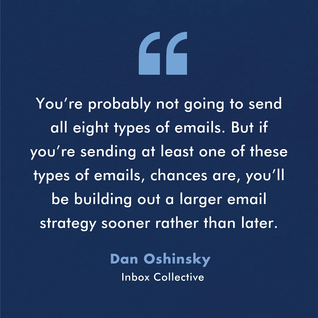 The Eight Types of Emails