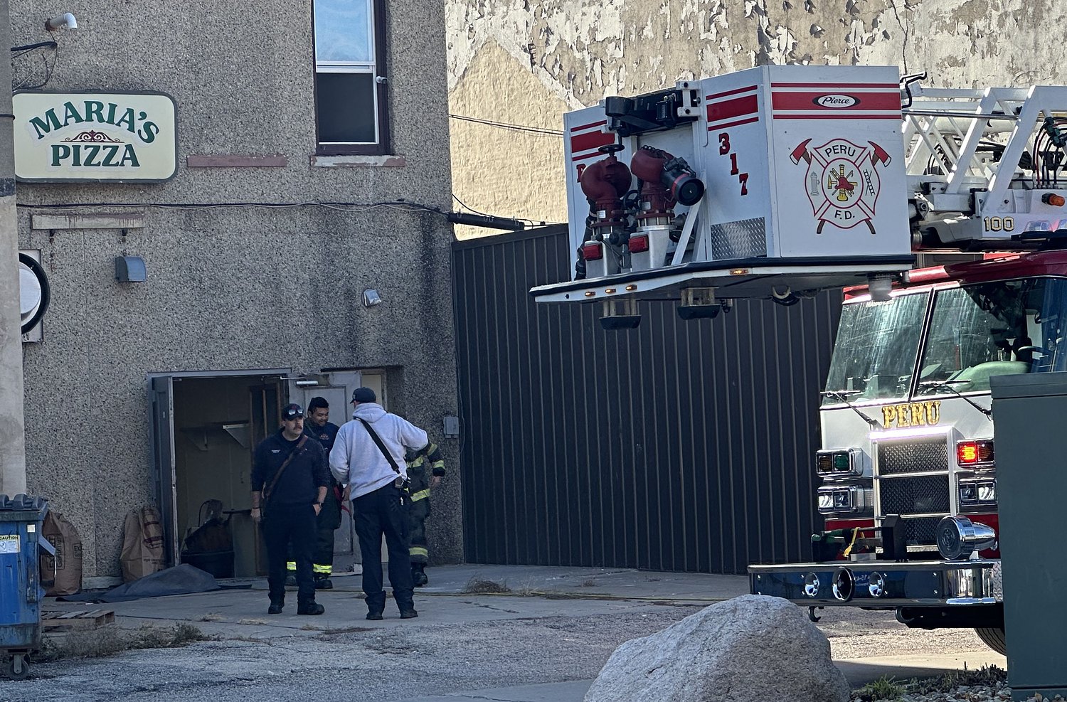 Peru building owner ticketed after burning 2x4s in basement to fend off cold