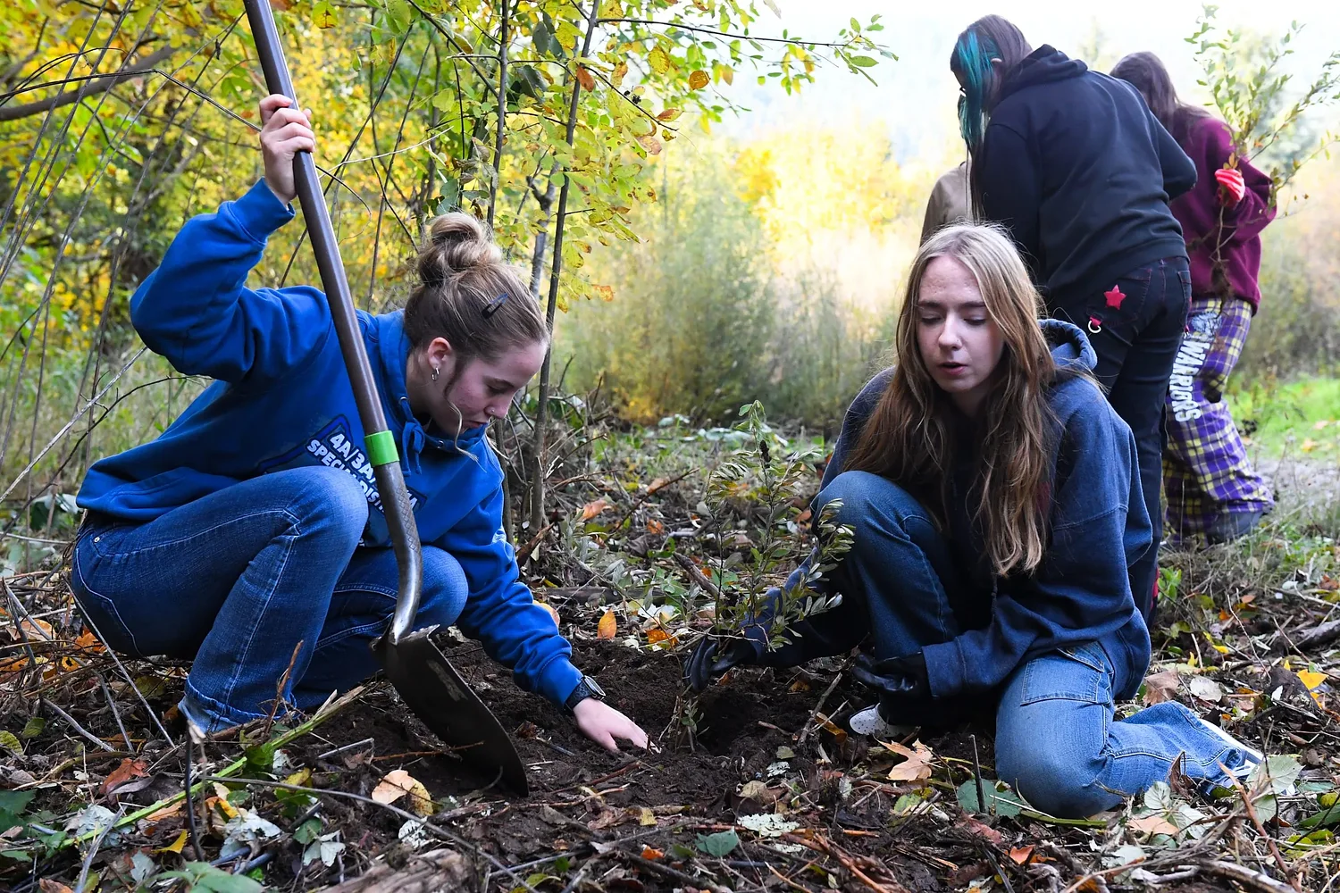 Oakridge high schoolers put science into action in river habitat restoration