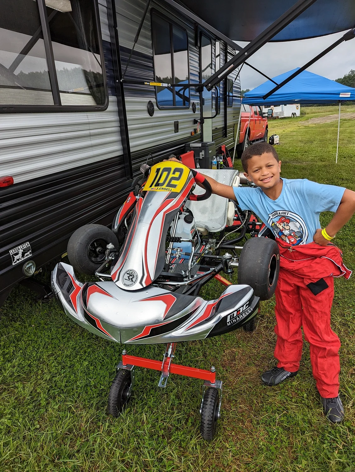 11-year-old Jack Ensell of Wilton  is New Hampshire karting champion
