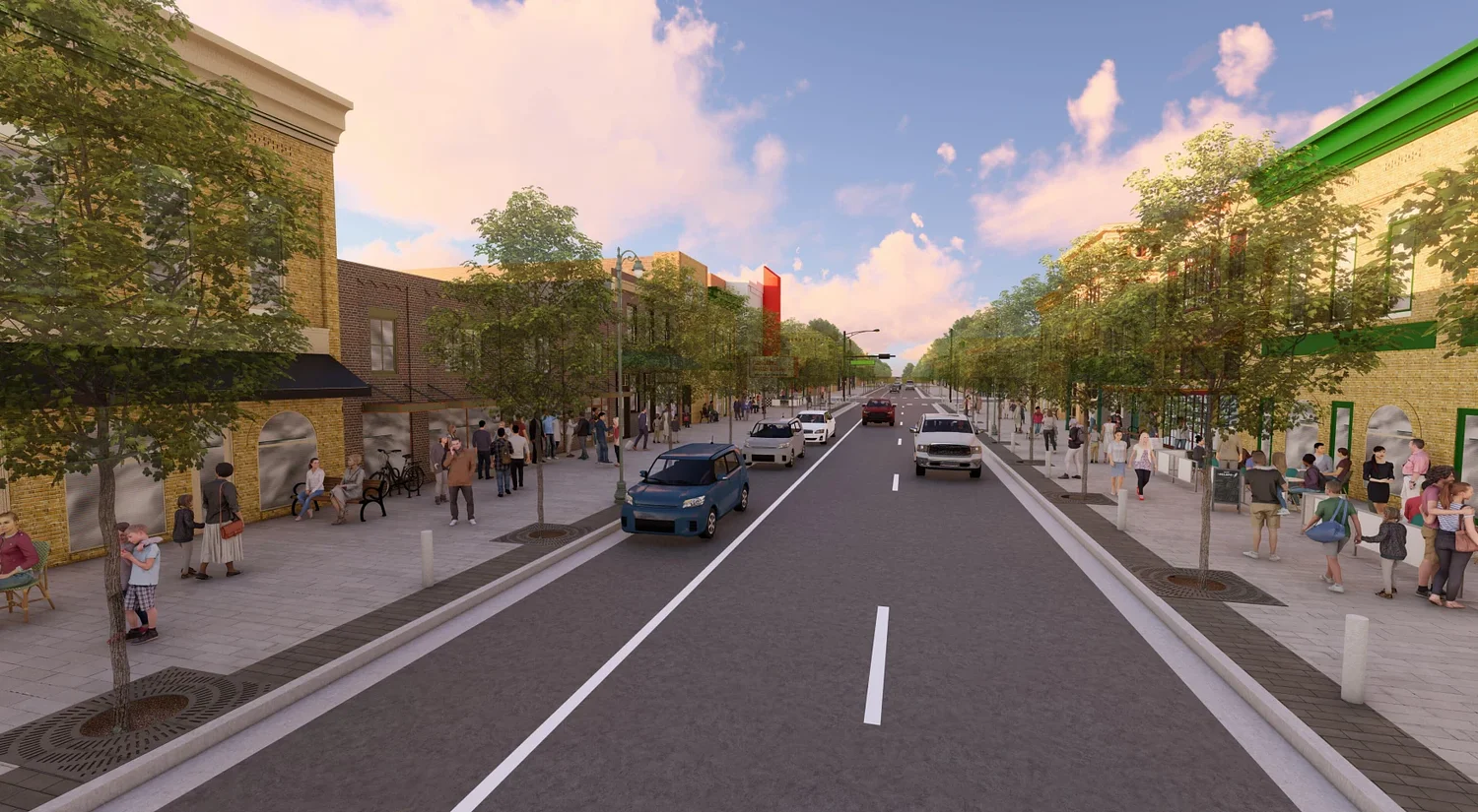 Expanded sidewalks, fewer car lanes: Austin recommends plan to redesign Sixth Street