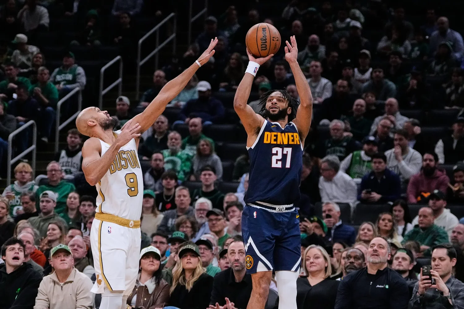 Murray scores 22 with 17 assists to help Nuggets win 114-110 and snap Celtics 5-game win streak