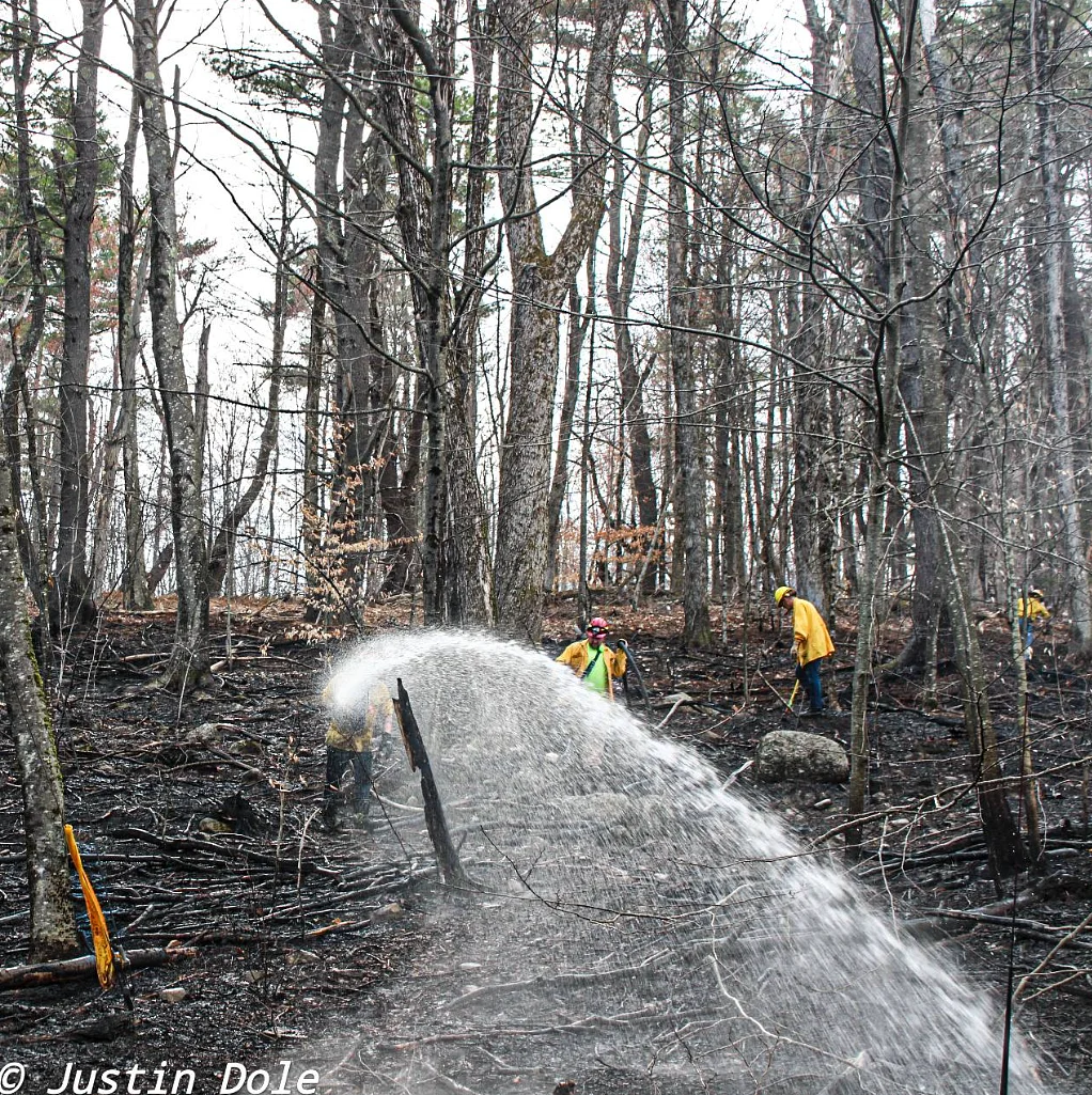 Electrical issue ignites 1.5-acre brush fire in New Ipswich
