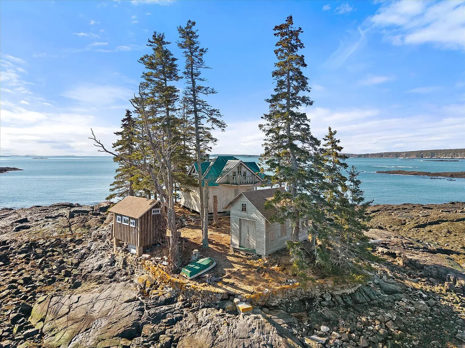 Off-grid $400K cabin on a private Down East island selling for the first time in 40 years