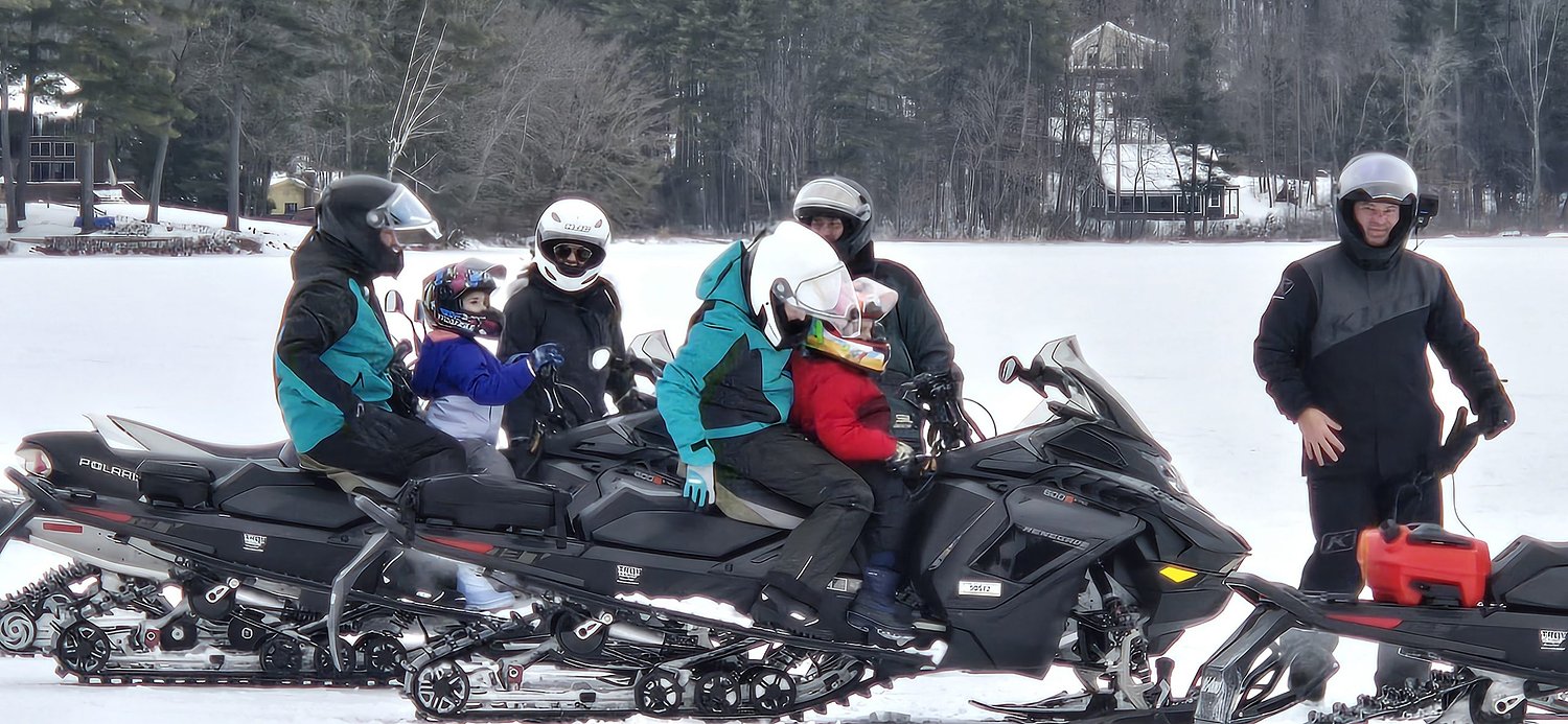 Monadnock Sno-Moles host scavenger hunt and barbecue at Pool Pond