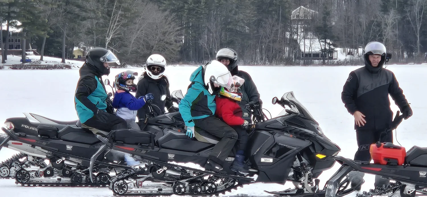 Monadnock Sno-Moles host scavenger hunt and barbecue at Pool Pond