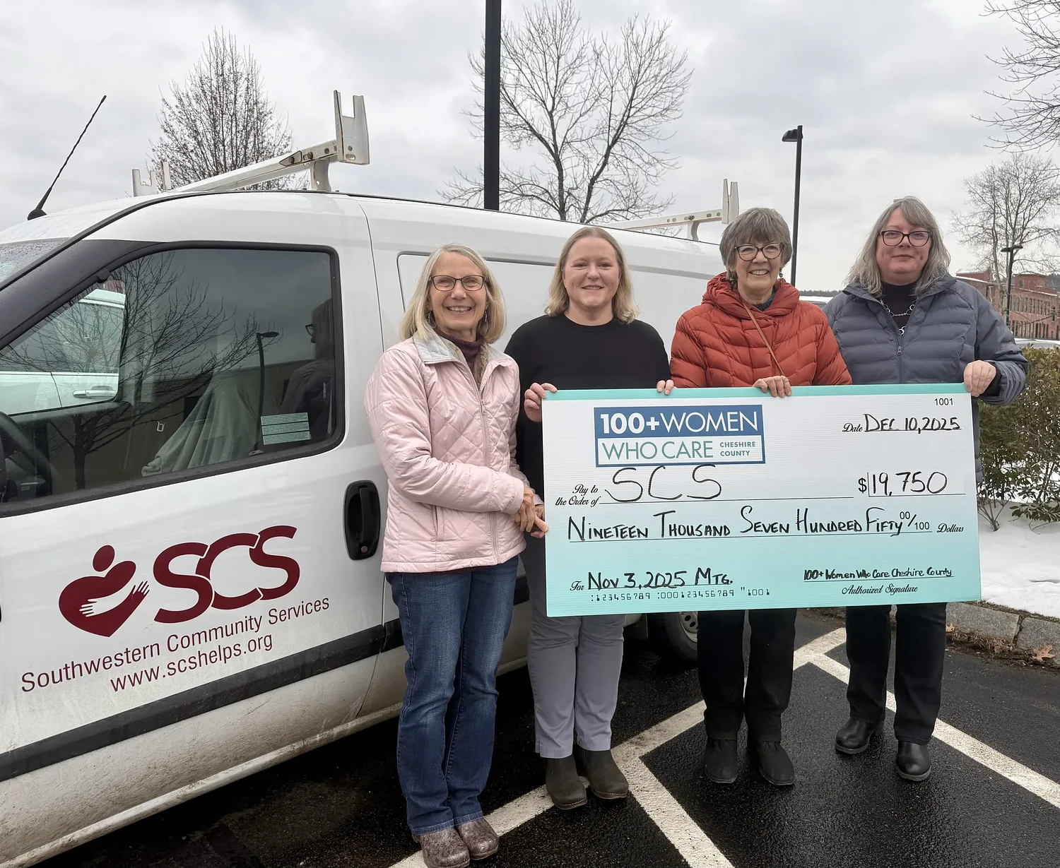 Southwestern Community Services receives $19,750 donation from Women Who Care
