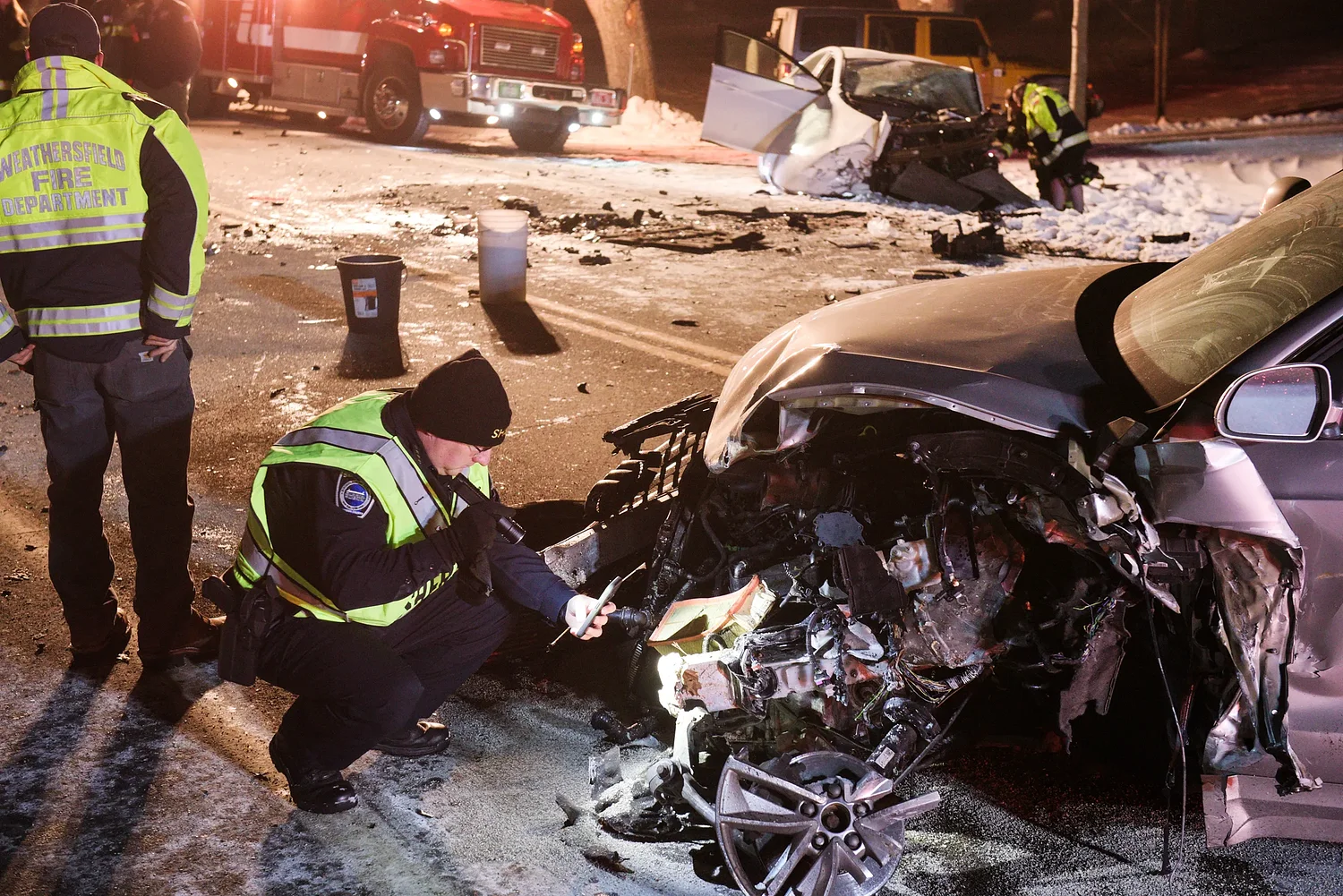 Police name drivers in fatal head-on collision in Weathersfield