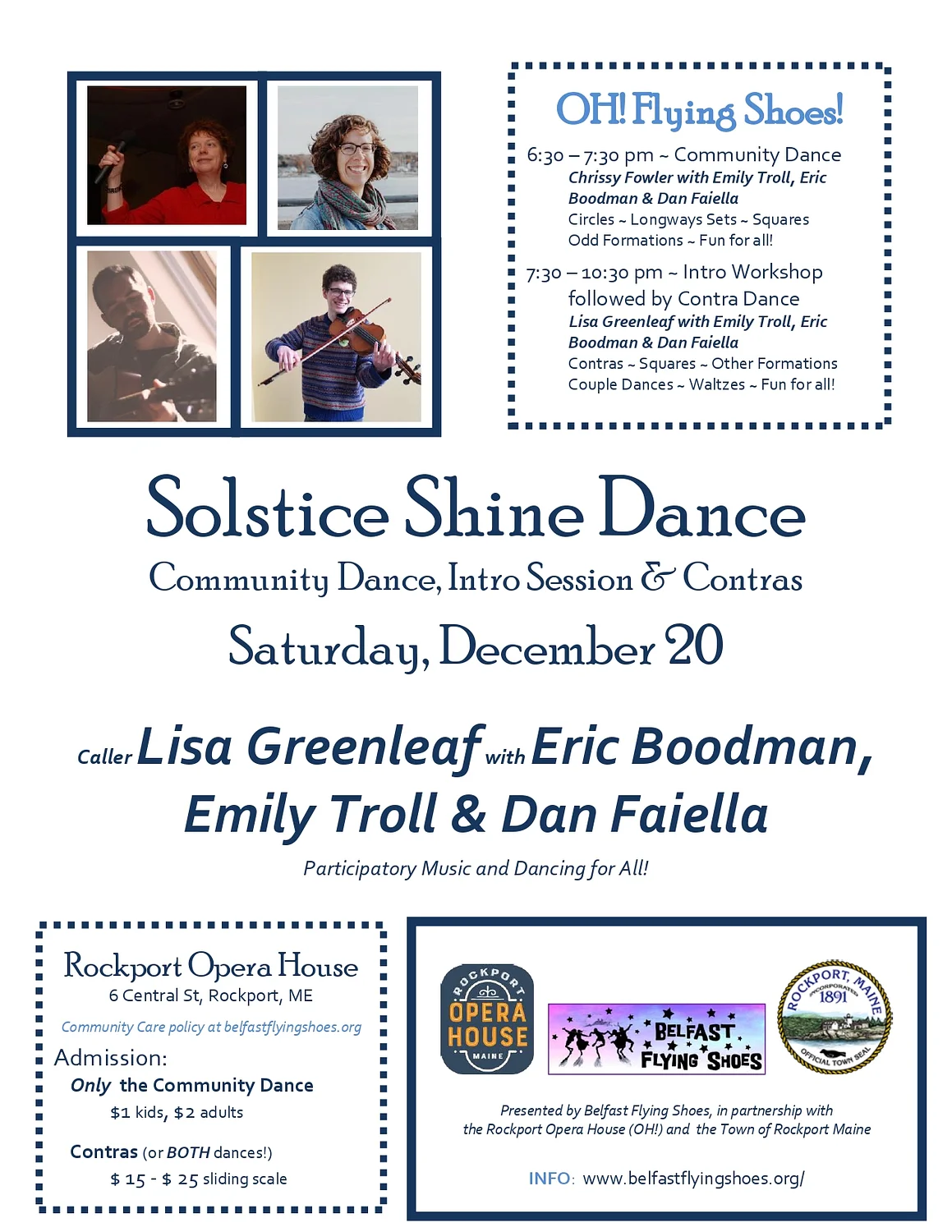 ‘Solstice Shine’ contra dance to celebrate the season