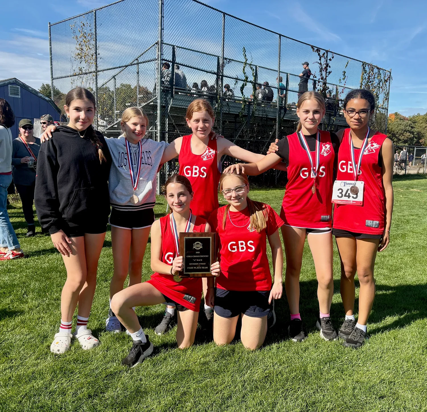 Great Brook School girls’ cross-country team wins Tri-County Division 3 Championship