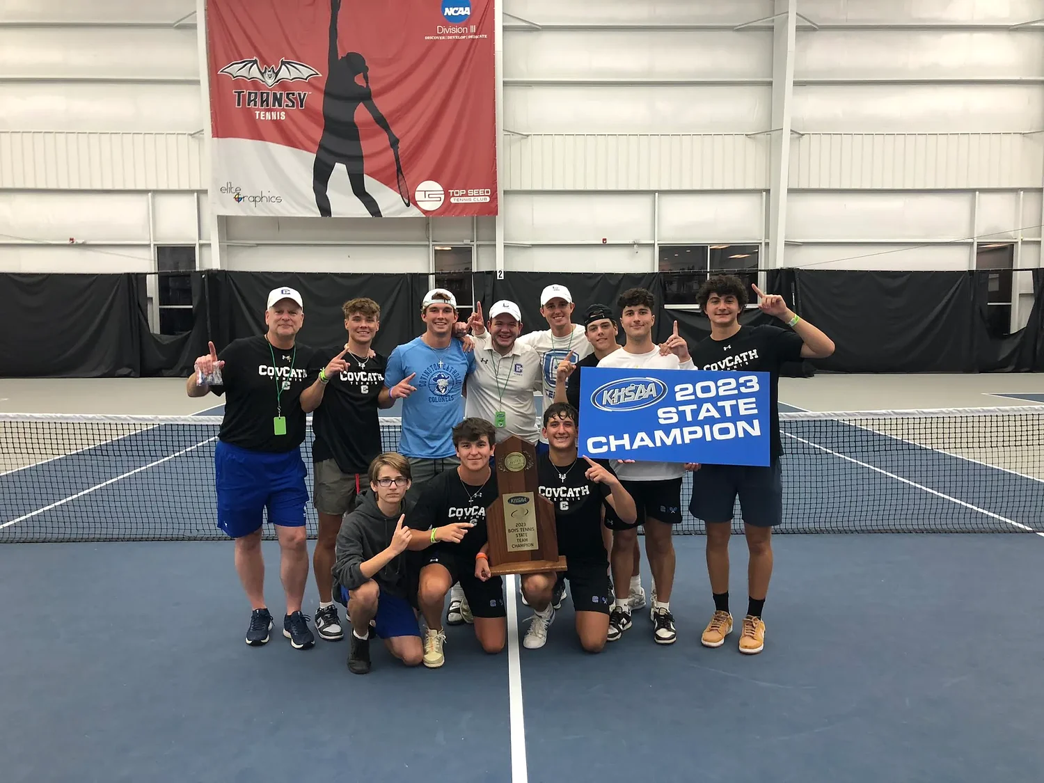 CovCath tennis seeks second straight state tennis team title