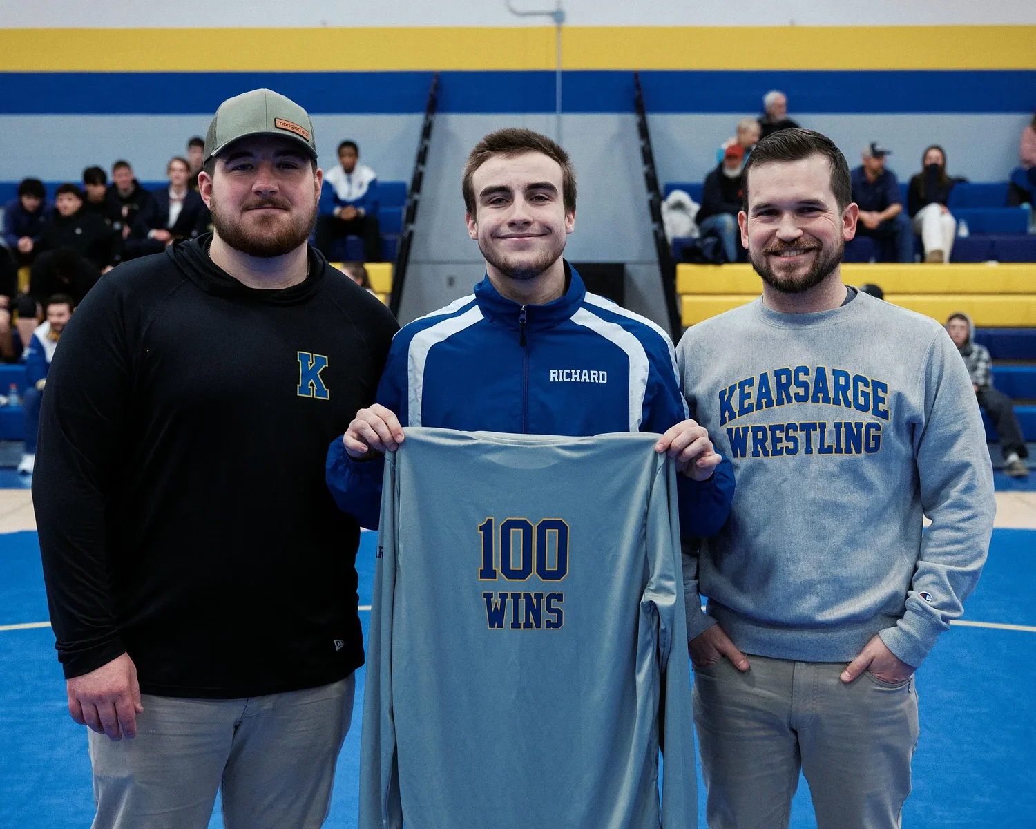 Kearsarge wrestler Gage Richard makes history with 100th win