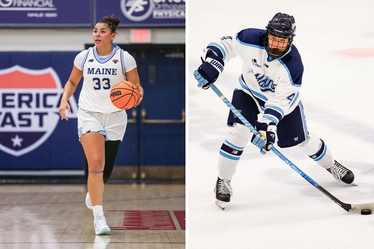 Adrianna Smith, Brandon Holt cap UMaine careers with top student-athlete award