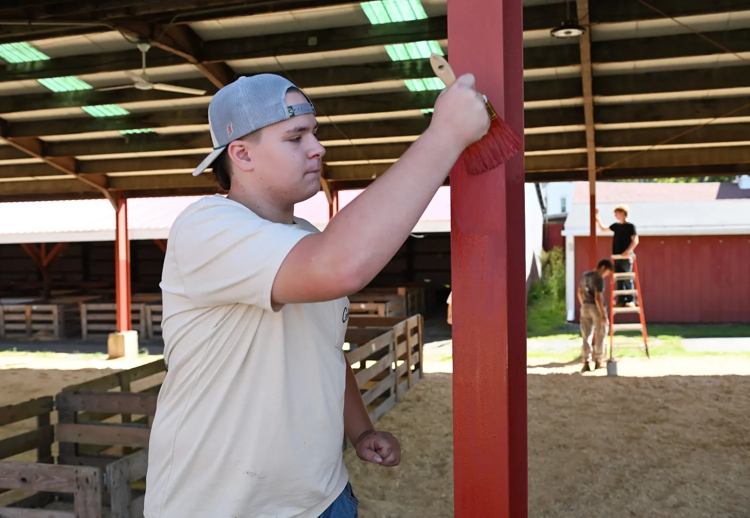 PHOTOS: Sprucing up the Franklin County Fairgrounds