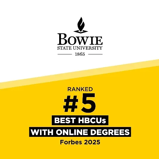 Bowie State University ranks No. 5 in Forbes’ 2025 top online HBCUs list