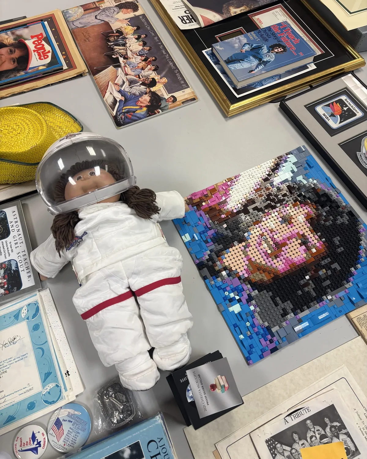 Letters, posters, drawings, photos, pins and more: Inside the archives at the McAuliffe-Shepard Discovery Center