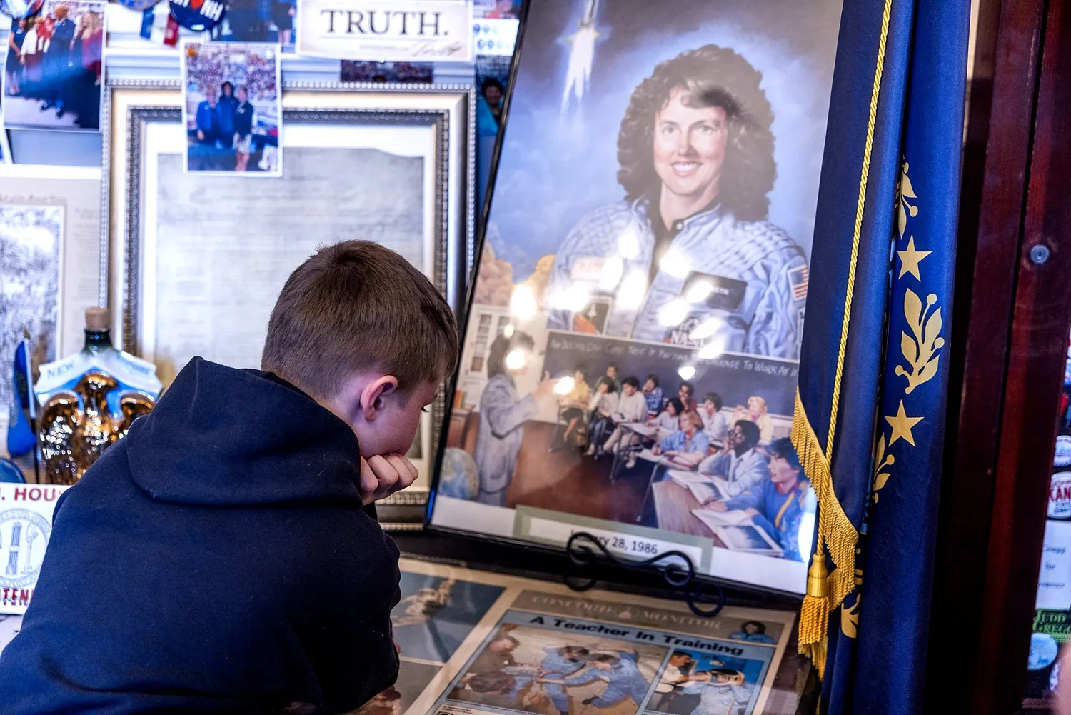 In their classrooms, children learn about ‘New Hampshire’s Christa’ where her legacy speaks the loudest