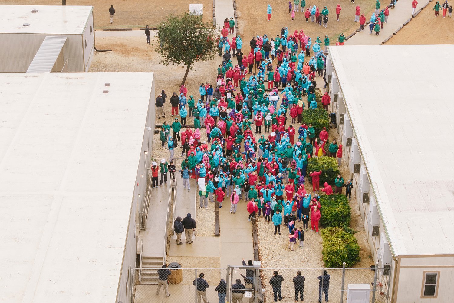 Immigrant families protest at Texas facility housing 5-year-old boy, father detained in Minnesota
