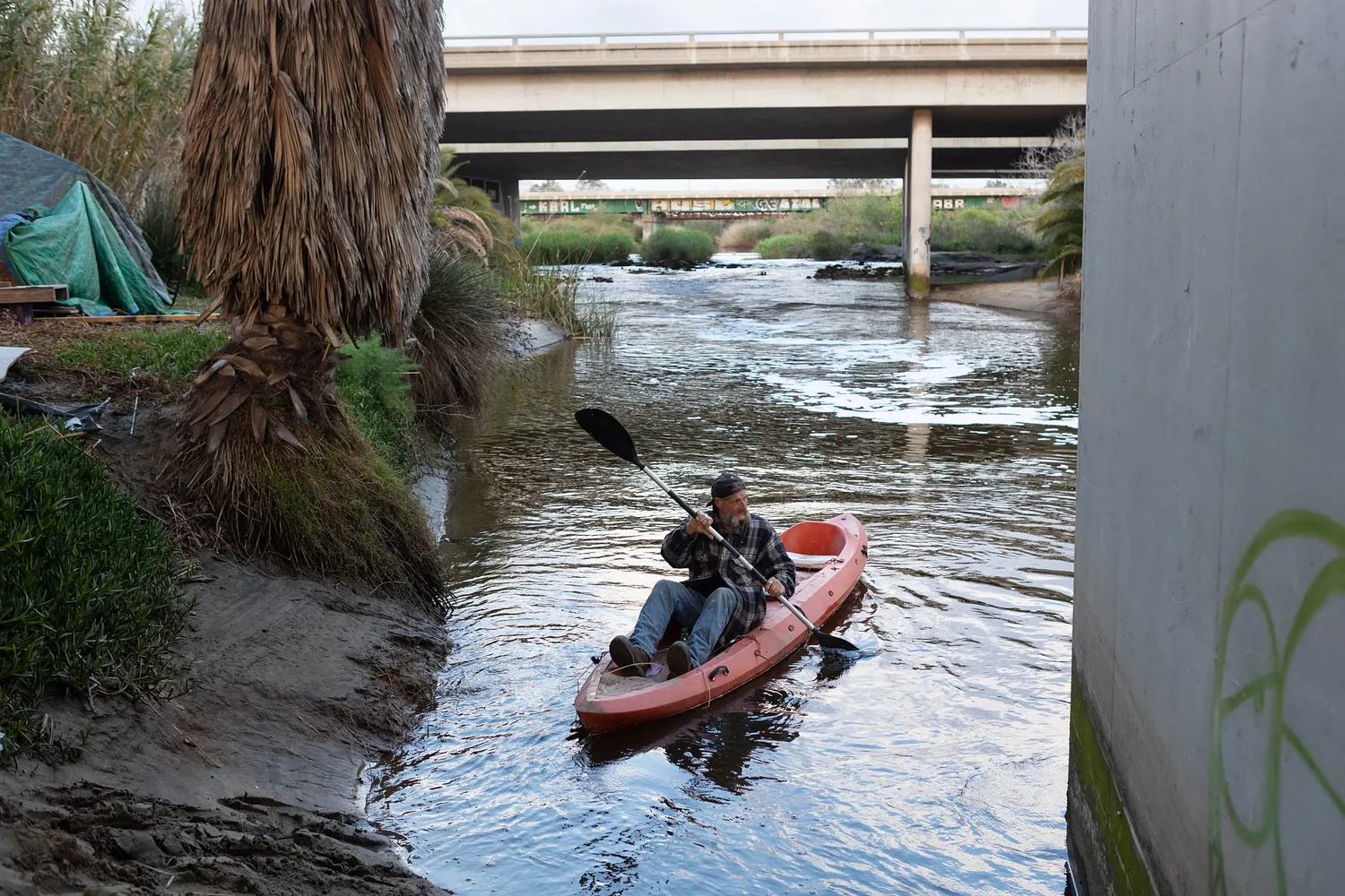 Island life for these unhoused San Diegans means few police – and many hazards