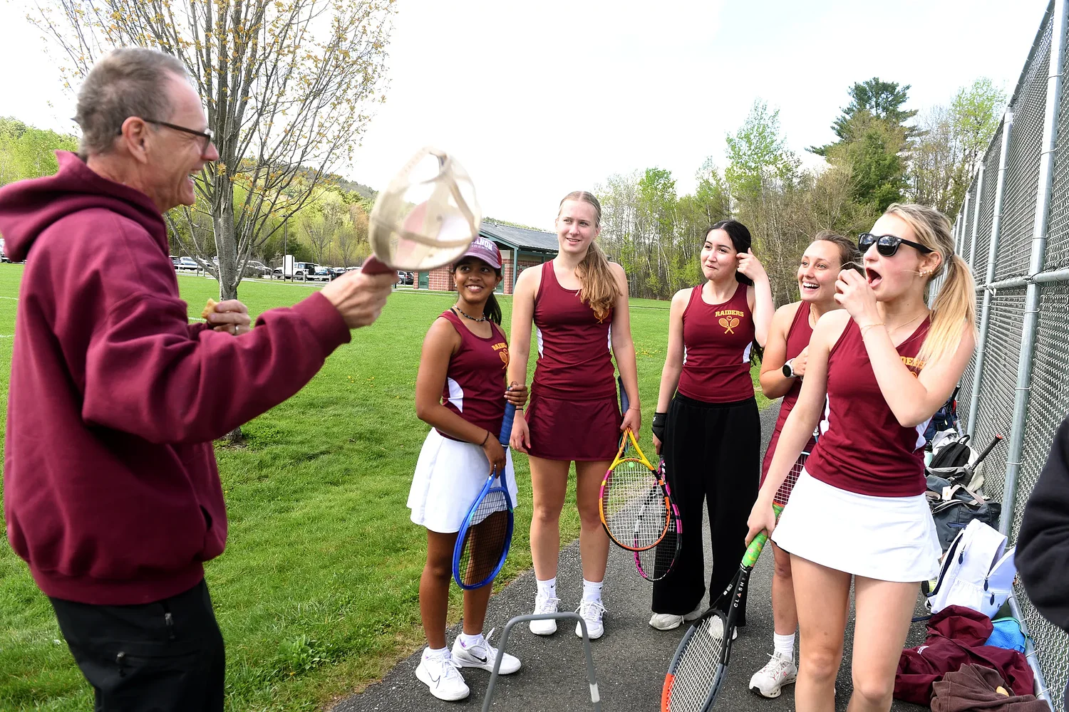 Lebanon girls tennis sweeps Moultonborough Academy