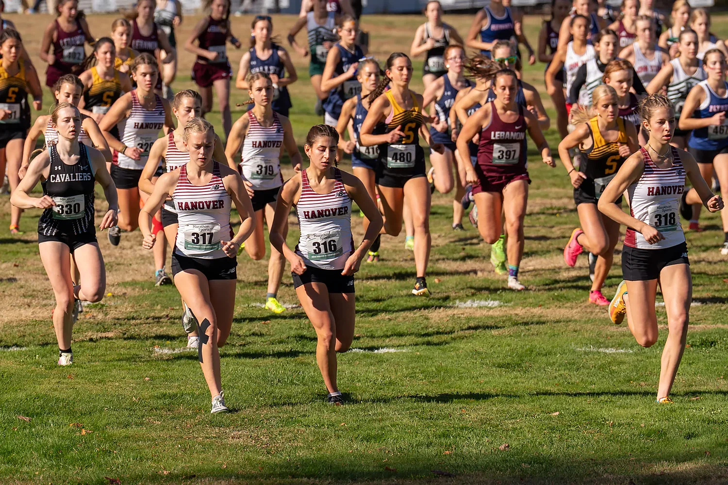 Hanover girls, boys repeat as DII XC champions