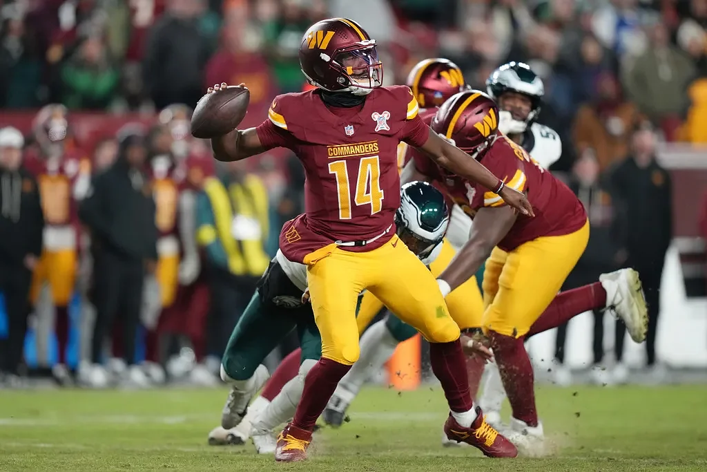 The Commanders showed more fight during a late brawl with the Eagles than during many games