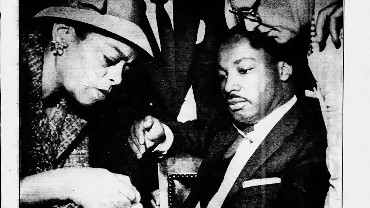 1958: Woman stabs MLK in New York