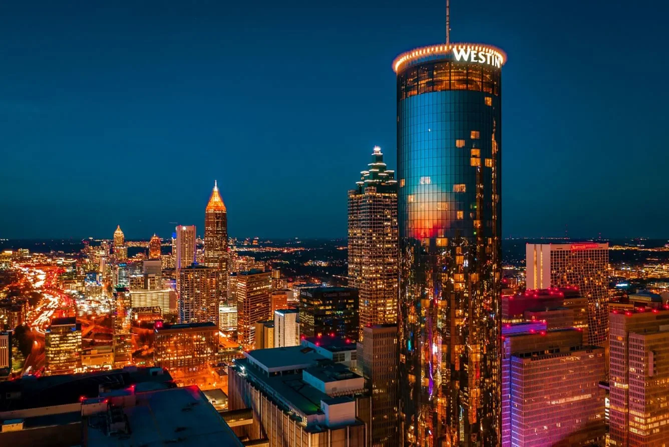 Portman acquires Westin Peachtree Plaza, the Atlanta hotel tower designed by firm's founder